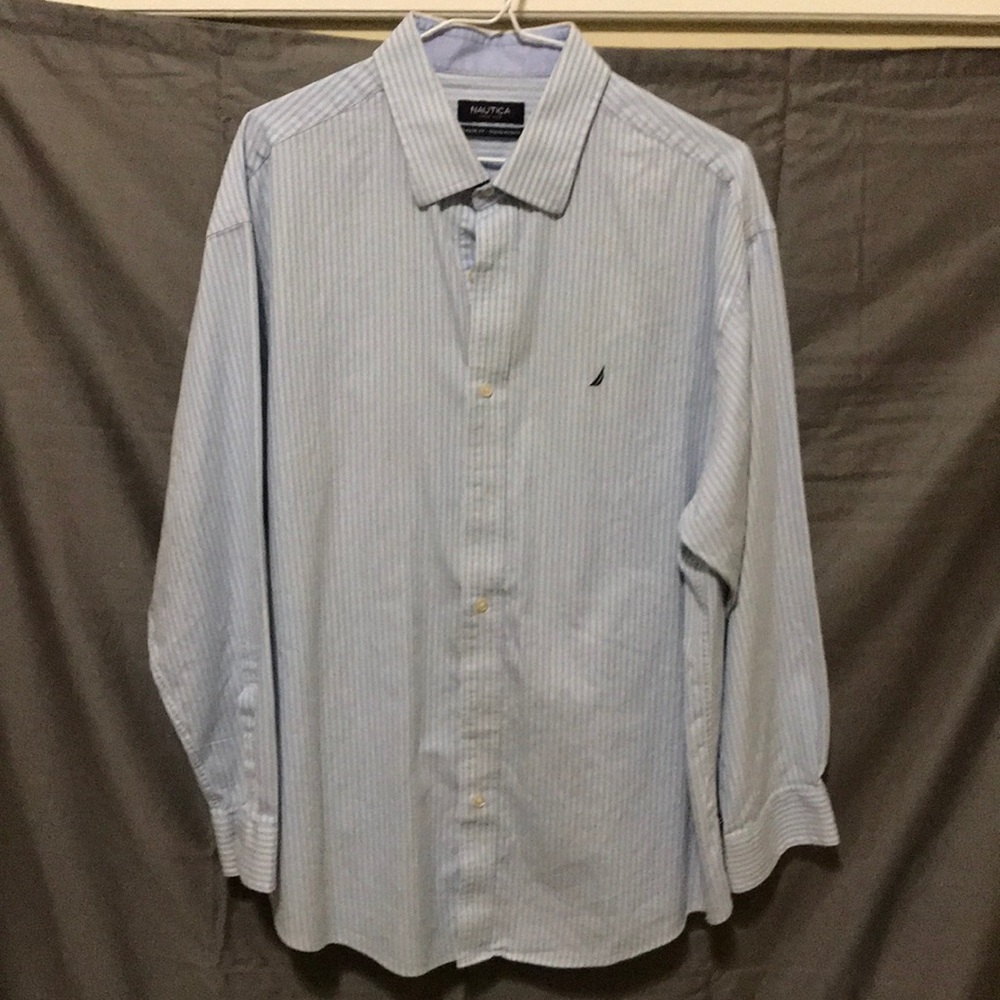 Nautica long sleeve button down shirt